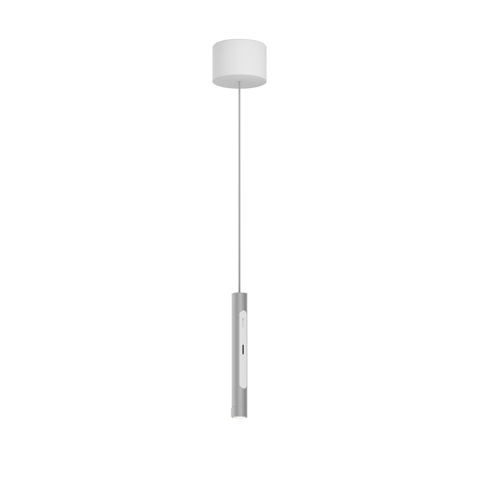 Occhio Coro in weiss Hängeleuchte bzw. Downlight freigestellt auf weissem Hintergrund