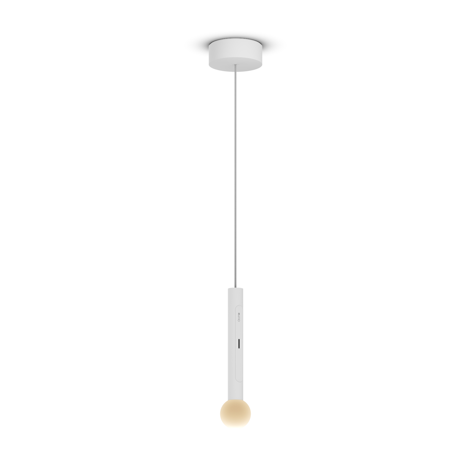 Occhio Coro Moon Downlight Einzel Leuchte in weiss freigestellt