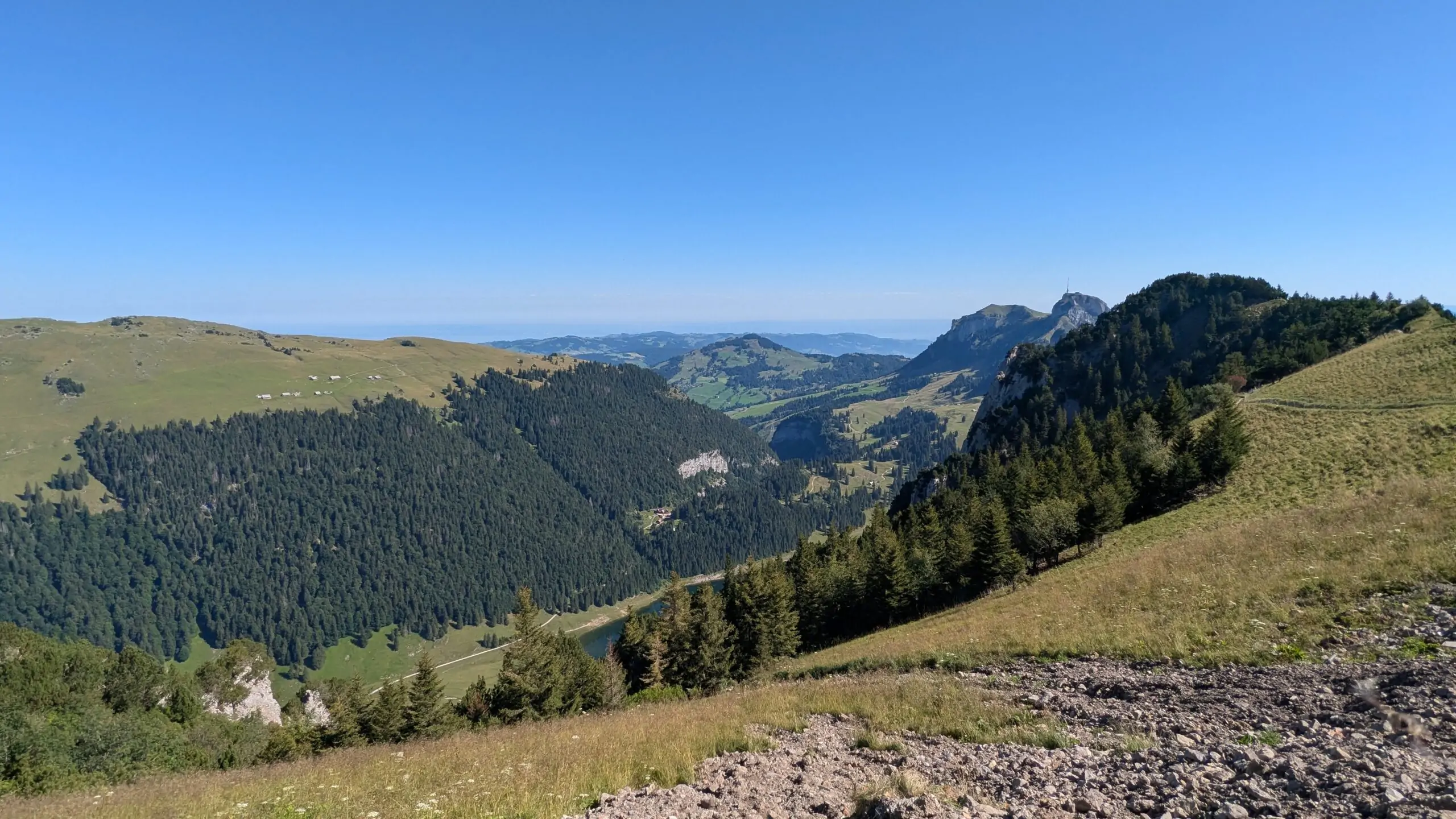 Staubern Aussicht Aussicht aus dem Erweiterungsbau von der Staubern